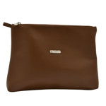 Picture of Leather Toiletry Bag with Zipper and Pocket 30X21cm