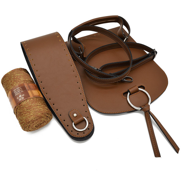 Picture of Kit Chloe Desire, Brown with 200gr Metal Cord Yarn in Bronze