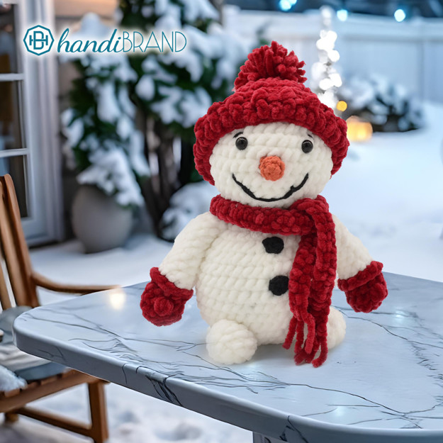 Εικόνα της Κιτ Amigurumi Χιονάνθρωπος Snow . Επιλέξτε Χρώμα!