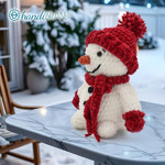 Εικόνα της Κιτ Amigurumi Χιονάνθρωπος Snow . Επιλέξτε Χρώμα!