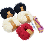 Picture of Woven Style Pashmina Kit, Wide with Soho Yarn. Choose Your Color!