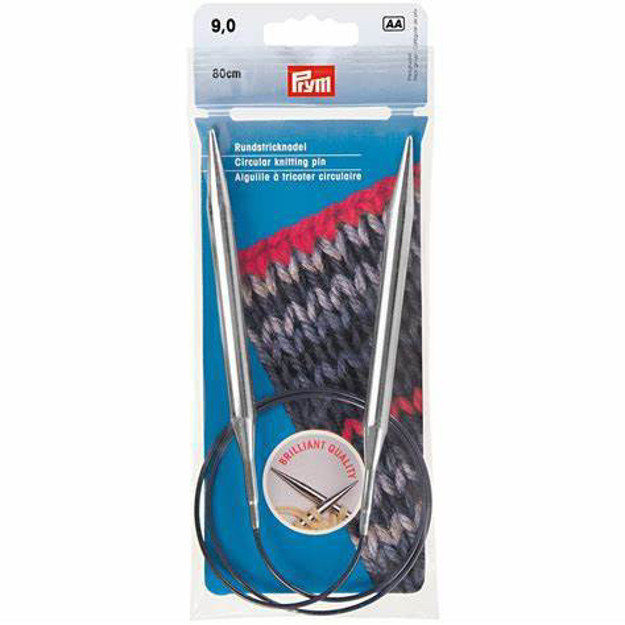 Picture of Knitting Circular Needles PRYM  Νο9/ 80cm Length 212194