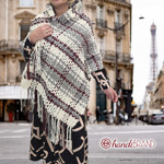 Picture of Woven Style Pashmina Kit, Wide with Soho Yarn. Choose Your Color!