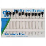 Picture of Pins with Black Pearl Head 5.5cm / 12 pieces