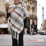 Picture of Woven Style Pashmina Kit, Wide with Soho Yarn. Choose Your Color!