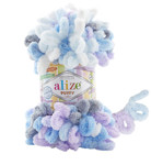 Εικόνα της Νήμα Puffy Πολύχρωμο 100γρ Soft & Quick