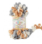Εικόνα της Νήμα Puffy Πολύχρωμο 100γρ Soft & Quick