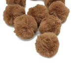 Εικόνα της Slippers Pom Pom Παντοφλάκια handibrand No3 Μονόχρωμα. Επιλέξτε Χρώμα!