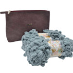 Εικόνα της KIT Τσαντάκι Puffy με Δερμάτινο Νεσεσέρ 30εκ