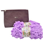 Εικόνα της KIT Τσαντάκι Puffy με Δερμάτινο Νεσεσέρ 30εκ