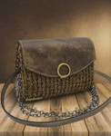 Picture of Kit Round Cap with Round Lock, Green with 600gr CAPRI  Yarn, Khaki
