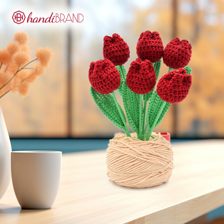 Picture of Amigurumi Kit Tulip Flowers 6pcs