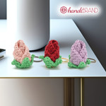 Picture of Amigurumi Keychain Kit Flowers 5pcs
