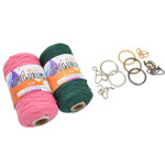 Picture of Amigurumi Keychain Kit Flowers 5pcs