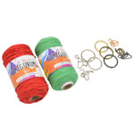Picture of Amigurumi Keychain Kit Flowers 5pcs