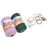 Picture of Amigurumi Keychain Kit Flowers 5pcs