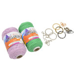 Picture of Amigurumi Keychain Kit Flowers 5pcs