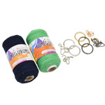 Picture of Amigurumi Keychain Kit Flowers 5pcs