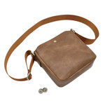 Picture of Set Base for Men's Crossbody Bag with Adjustable Strap 18x18cm with Two Small Pockets
