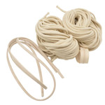 Picture of Kit Finger Knitted Envelope XL Rope Bag with Leather Handle. Choose Your Color!