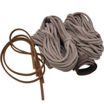 Picture of Kit Finger Knitted Envelope XL Rope Bag with Leather Handle. Choose Your Color!