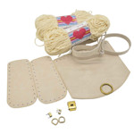 Picture of Kit Round Cap with Round Lock, Vintage Sugar with Heart Yarn 400gr, Sugar