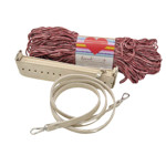 Εικόνα της Κιτ Zipper Full 20εκ, Vintage Ζαχαρί  με Νήμα Heart 200γρ Δίχρωμο Σάπιο Μήλο