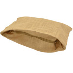 Picture of JUTE Toiletry Bag with Zipper 28Χ17cm