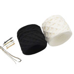 Picture of KIT Two-Tone T-SHIRT Yarn Bag  with Crochet Handle