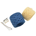Picture of KIT Two-Tone T-SHIRT Yarn Bag  with Crochet Handle