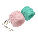 Picture of KIT Two-Tone T-SHIRT Yarn Bag  with Crochet Handle