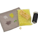 Picture of Beaded Envelope Kit with Granny Square. Choose your color.