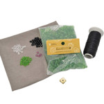 Picture of Beaded Envelope Kit with Granny Square. Choose your color.