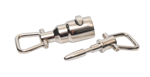 Picture of Metal Lock, Gucci-Style Push Lock, Sew-On, 10cm Long