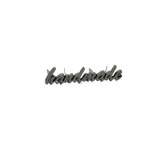 Picture of Metal Ornament 'Handmade,' 5cm,