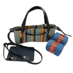 Picture of Gloria Kit – Multicolor Blue Straw with 600g Capri Yarn, Blue Jeans