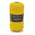 Picture of Kit Metallic Thread Shawl with Ergonomic Crochet Hook. Choose Your Color!