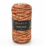Picture of Kit Metallic Thread Shawl with Ergonomic Crochet Hook. Choose Your Color!
