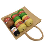 Picture of SUMMER Striped Jute Bag Kit with 1500g Capri Yarn