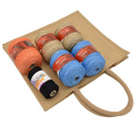 Picture of SUMMER Striped Jute Bag Kit with 1500g Capri Yarn