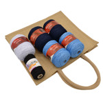 Picture of SUMMER Striped Jute Bag Kit with 1500g Capri Yarn