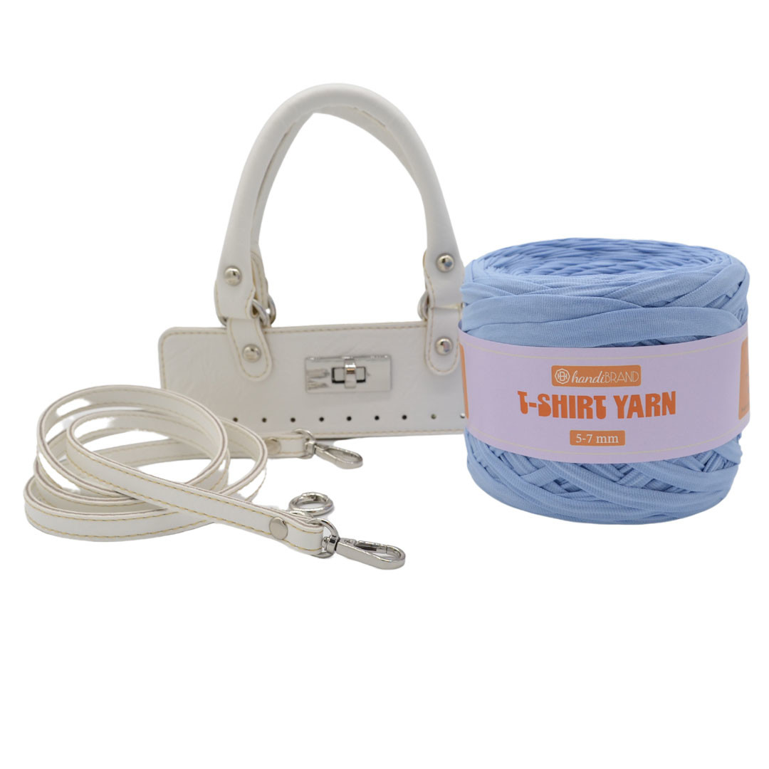 Set No16 Vintage White-303 Light Blue