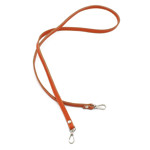Picture of Narrow Eco Leather Strap with Metal Clips,1cm X 120cm