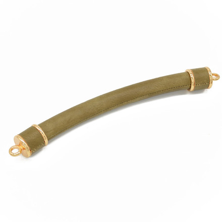 Picture of Rubber-Coated Handle with Metal Details – 25cm Length