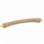 Picture of Rubber-Coated Handle with Metal Details – 25cm Length