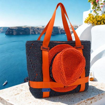 Picture of Kit Suspenders Bag with Jute Yarn 600gr / Large Beach Bag