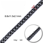 Εικόνα της Αλυσίδα Μεταλλική Channel 8,2mm Nickel Free 