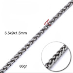 Εικόνα της BD Φίδι 6mm – Μεταλλική Αλυσίδα Nickel Free