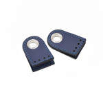 Picture of Sewn-on side panels with grommet 3x5cm / Pair