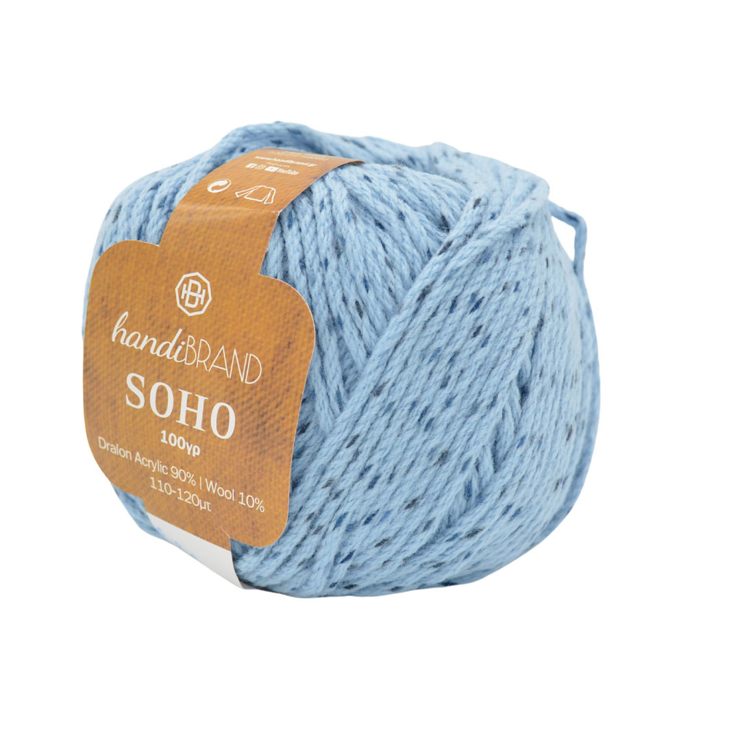SOHO-599 - Light Blue with Spots